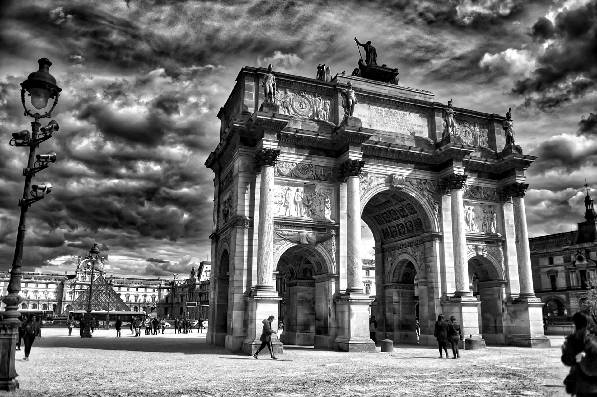 Arc de Triomphe du Carrousel, Paris, France