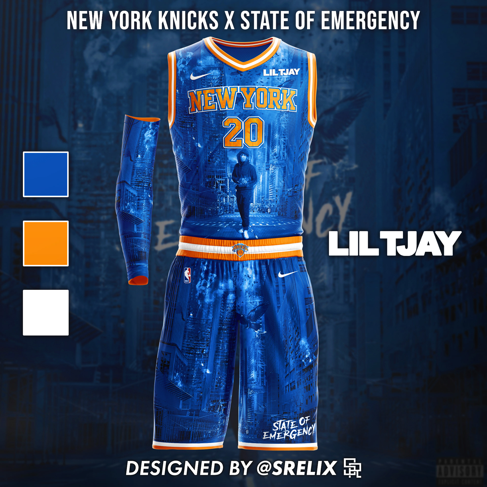 SRELIX Jerseys on X: @nyknicks jersey concept. Follow me on Instagram  @srelix for more content! #Knicks #NYKnicks / X 