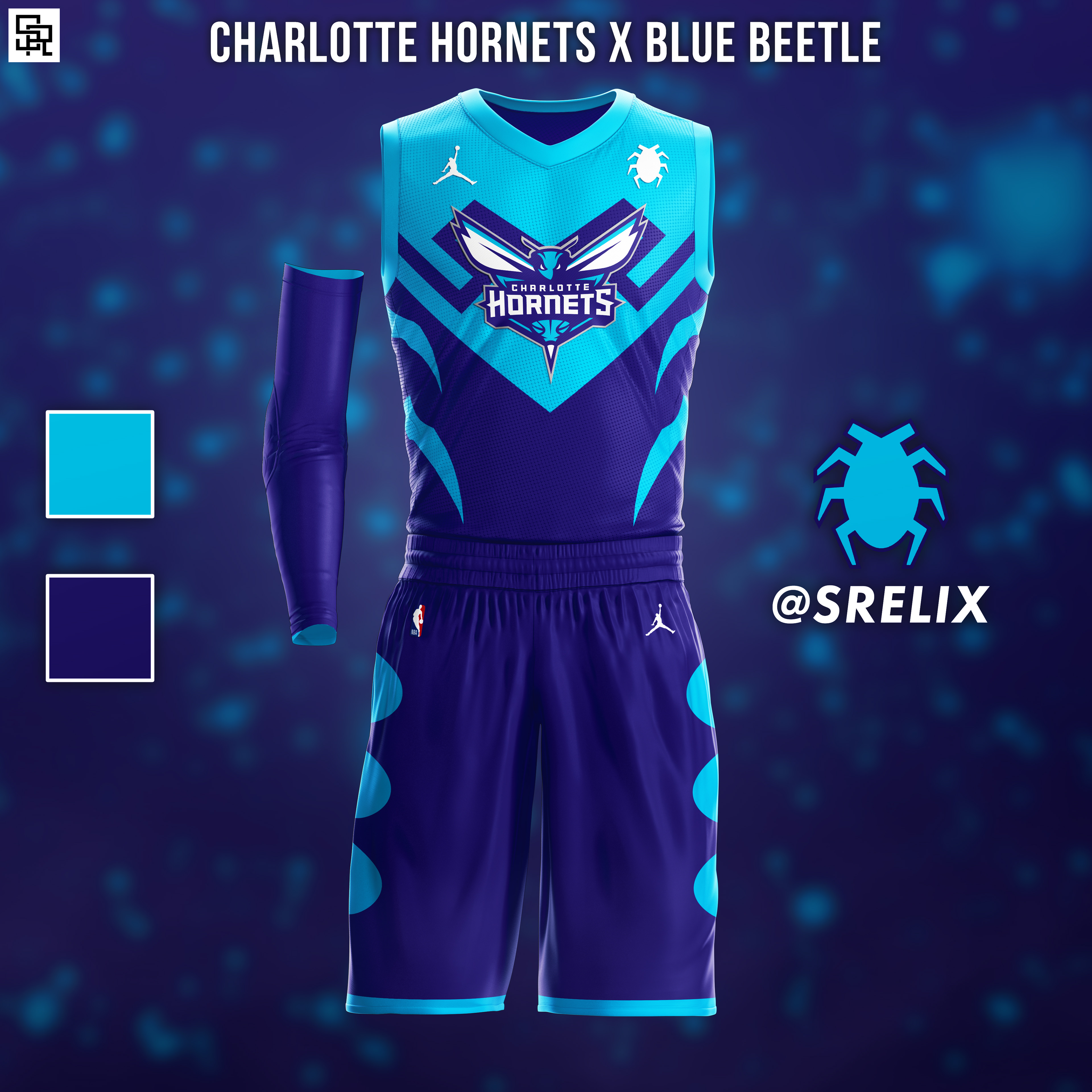 SRELIX Portfolio - NBA x Superhero Jersey Concepts