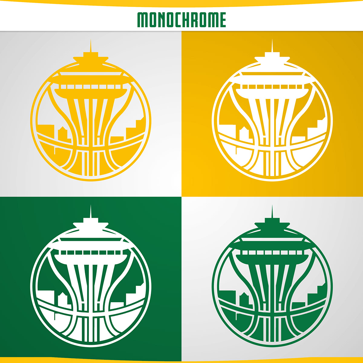 SRELIX Portfolio Seattle Sonics Rebrand