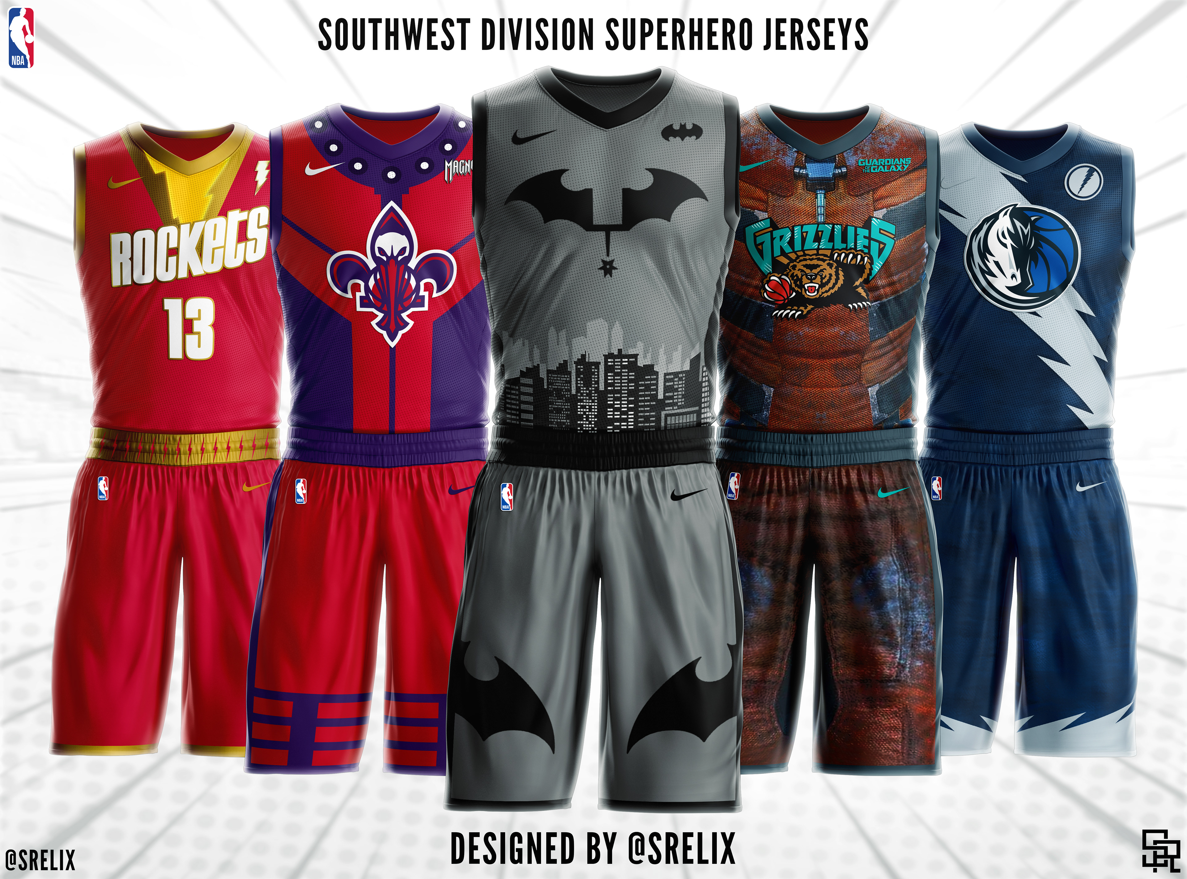 SRELIX Portfolio - Hypebeast NBA/NFL Jersey Concepts