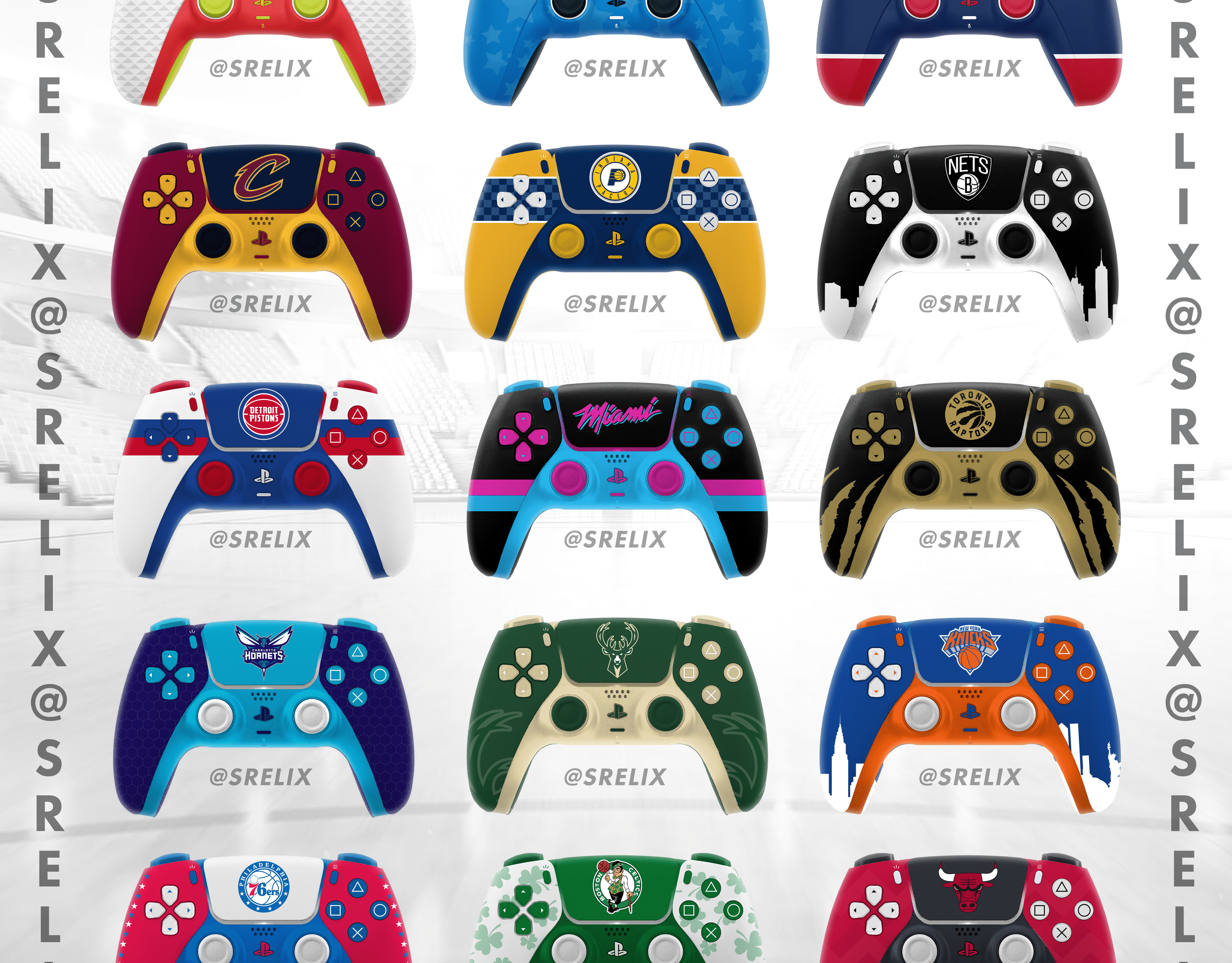 SRELIX Portfolio - NBA x Superhero Jersey Concepts