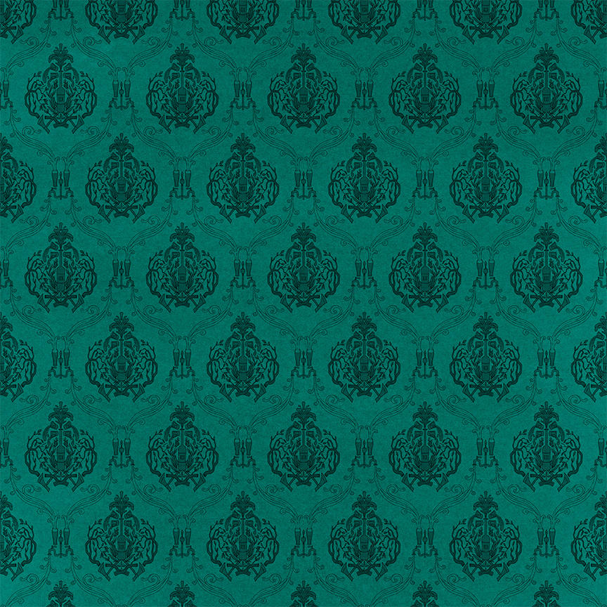 Interior saloon wallpaper pattern