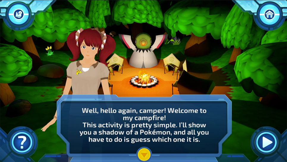 Camp Pokémon Game 1