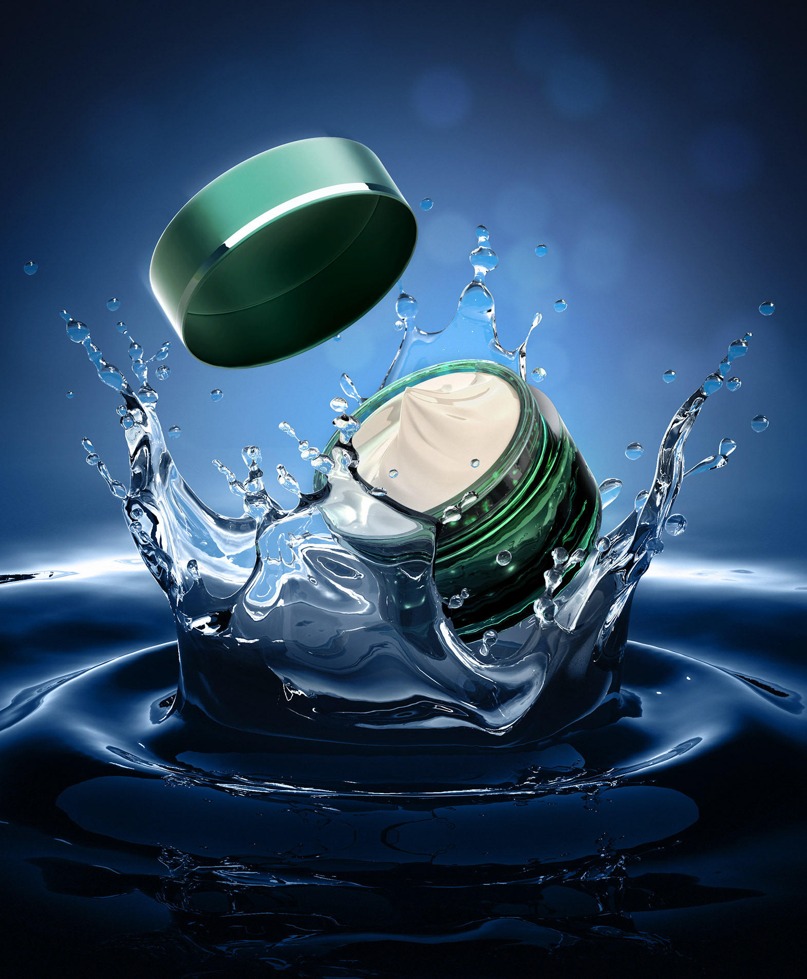 Ahava cosmetics | Conceptual 3D rendering