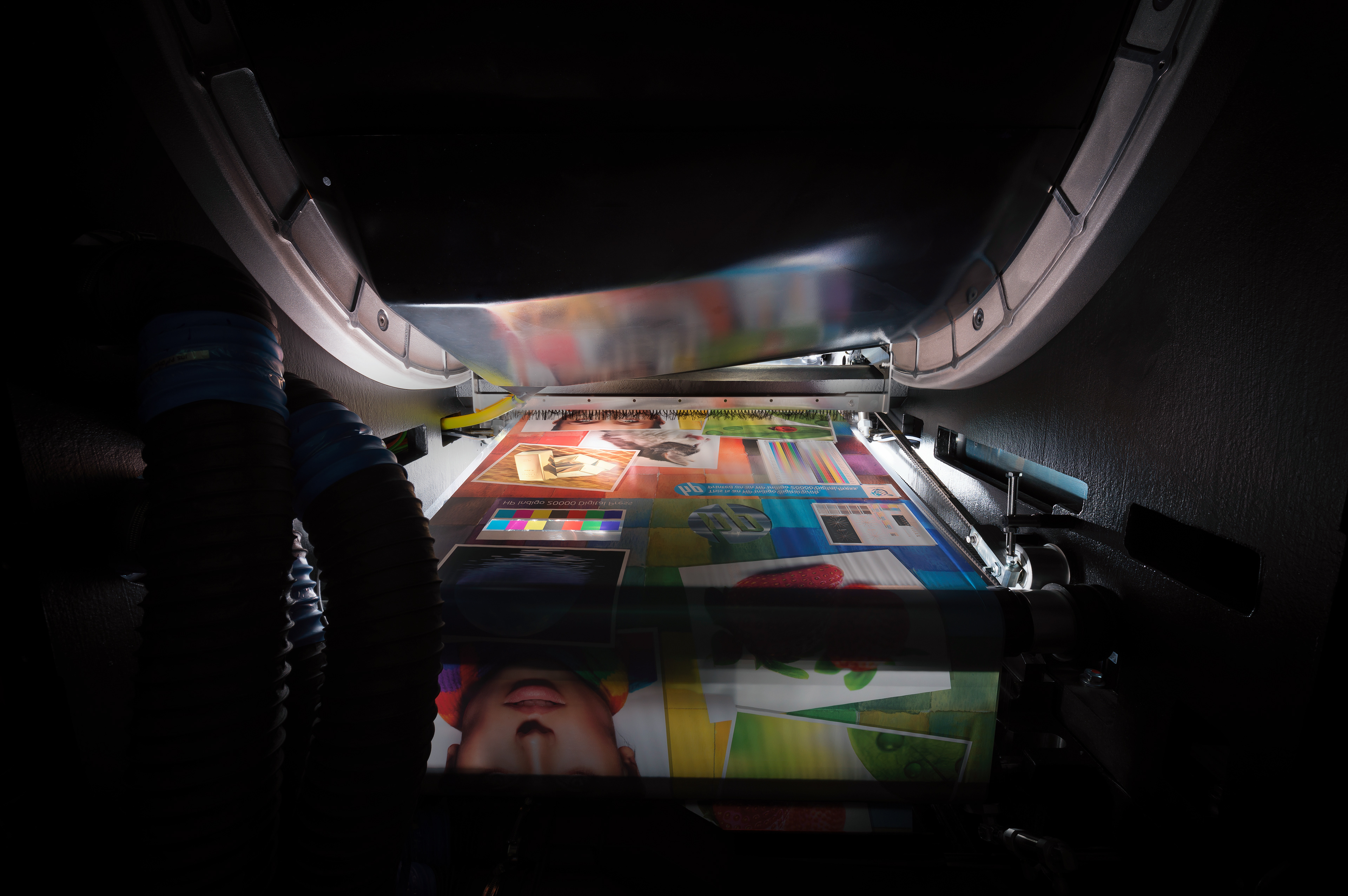 HP Indigo for Drupa | Printer inner view
