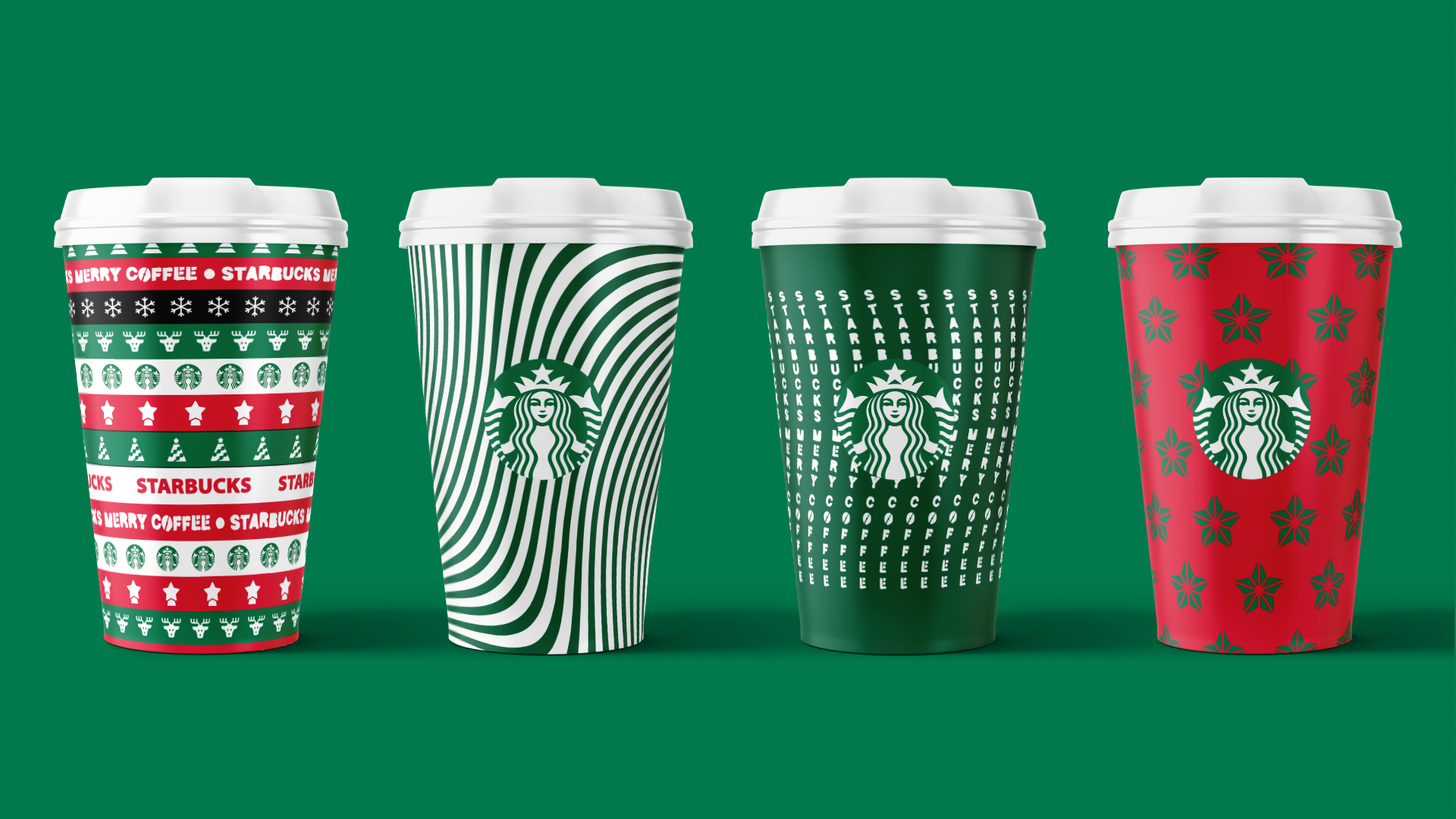 Serhat Kara Grafik Tasarımcı Paper Cup for Starbucks (redesign)