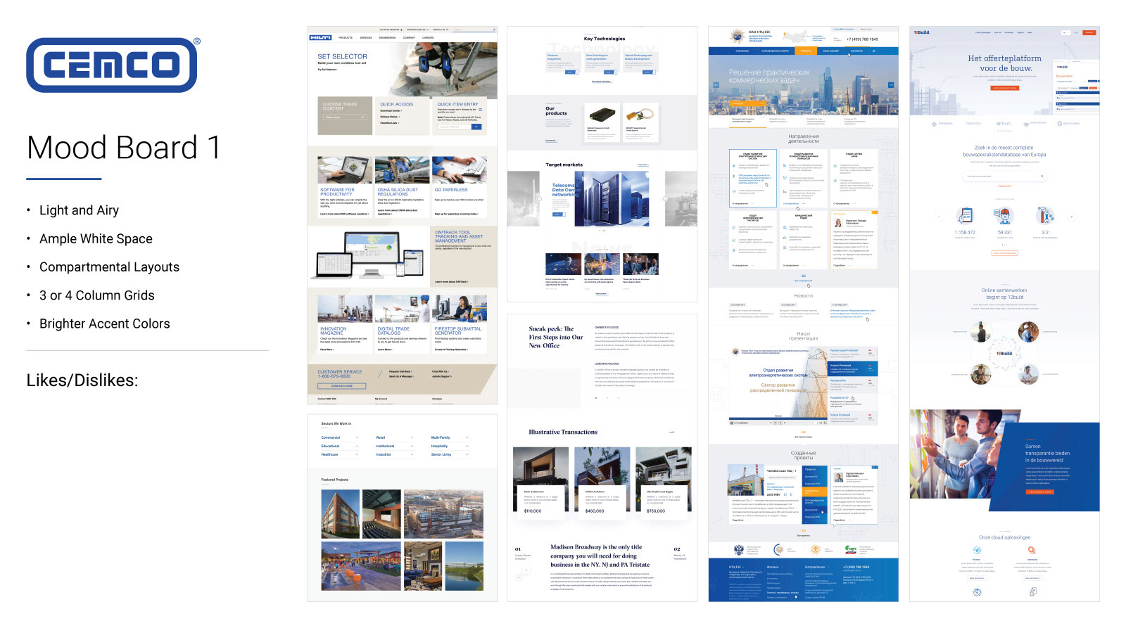 CEMCO — Mood Board 1