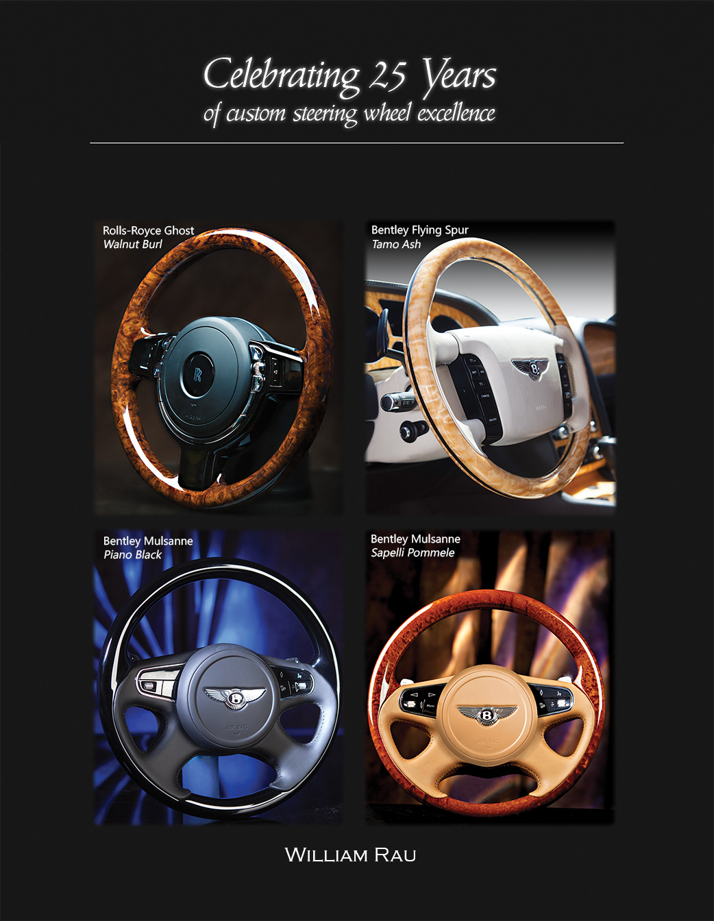 Rau Custom Steering Wheels RollsRoyce & Bentley Steering wheels