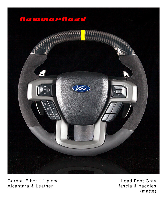 Rau Custom Steering Wheels Ford Raptor Carbon Fiber