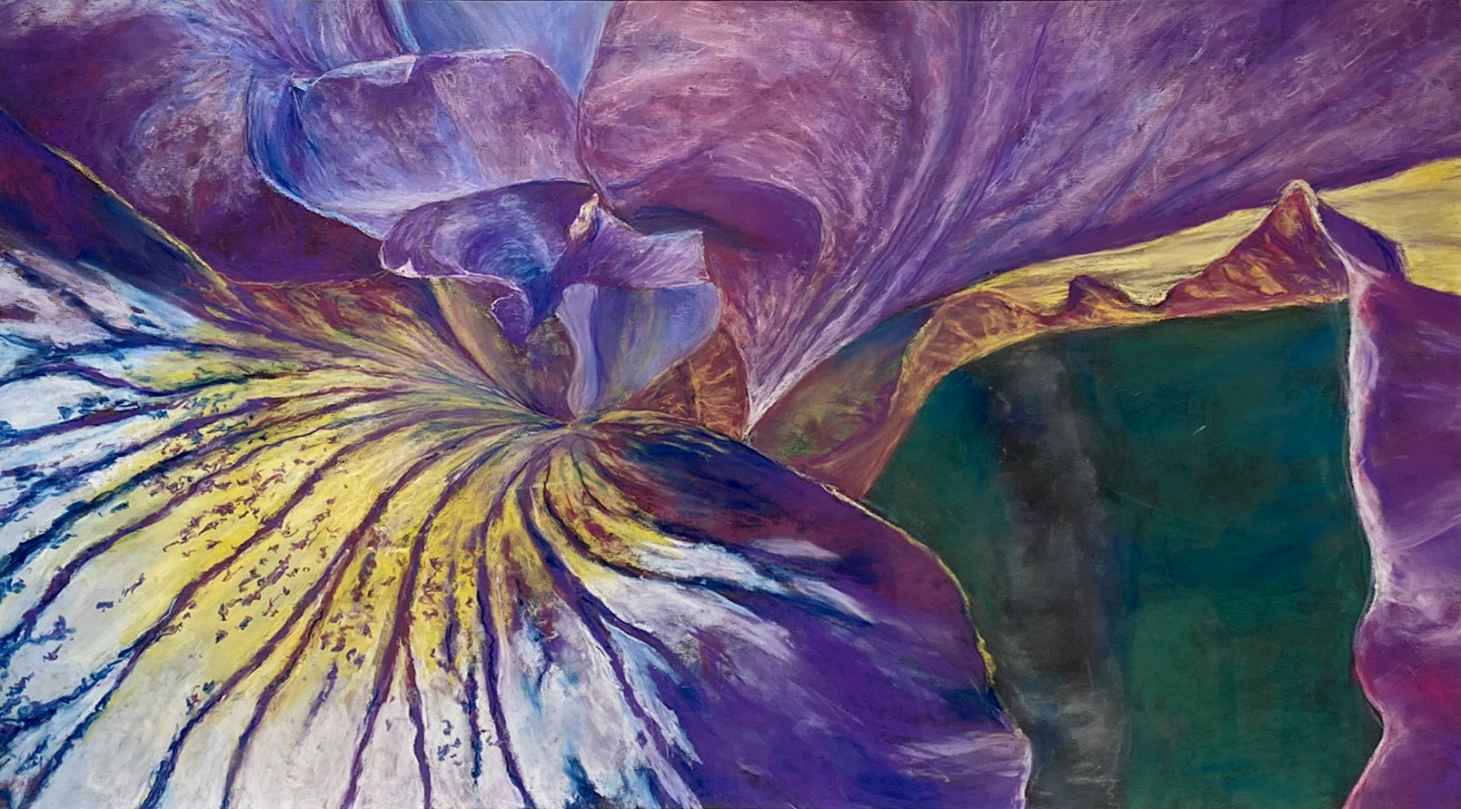 "Joyeuse," Pastel on Sanded Paper