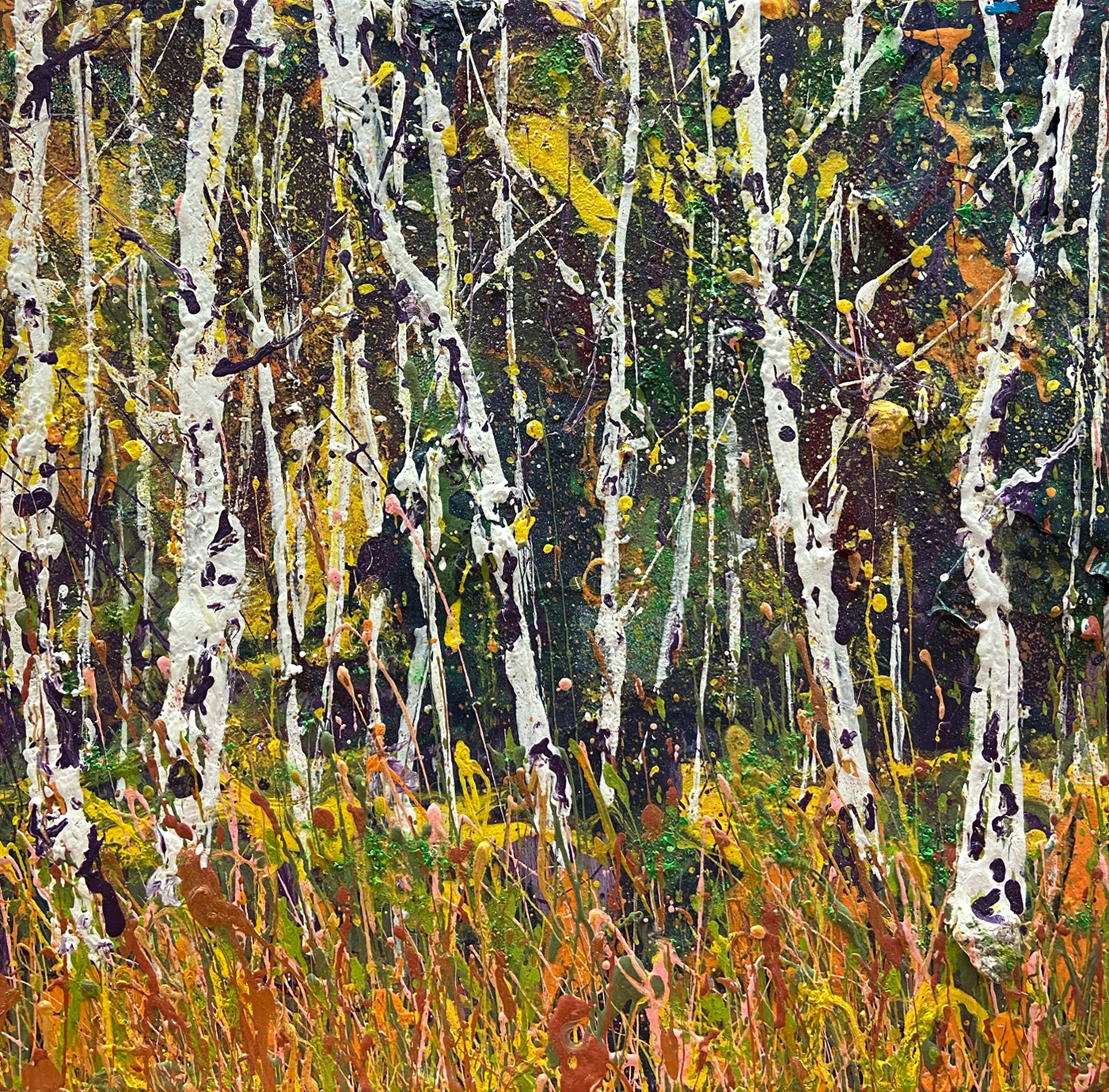 Dance With Me, 2020, Mixed media on panel