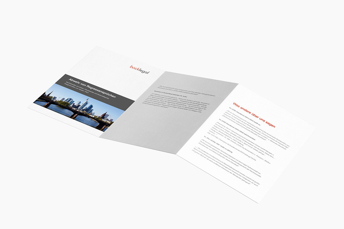 Beispiel für Corporate Design und Kanzleimarketing