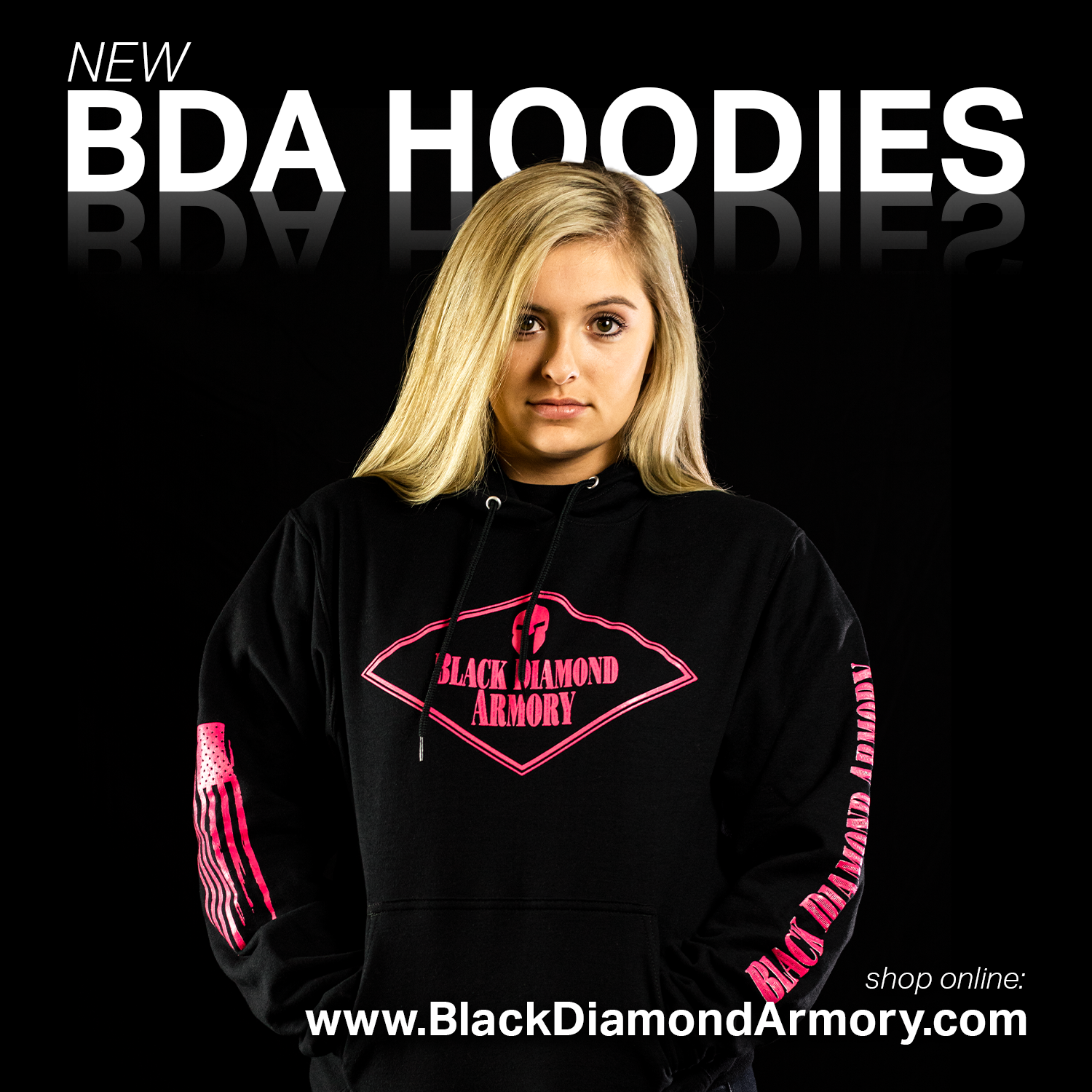 Black Diamond Armory Sweatshirt Facebook Campaign