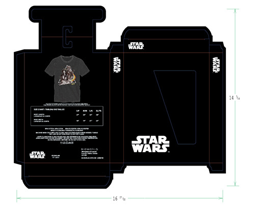 T-Shirt Box Packaging Design