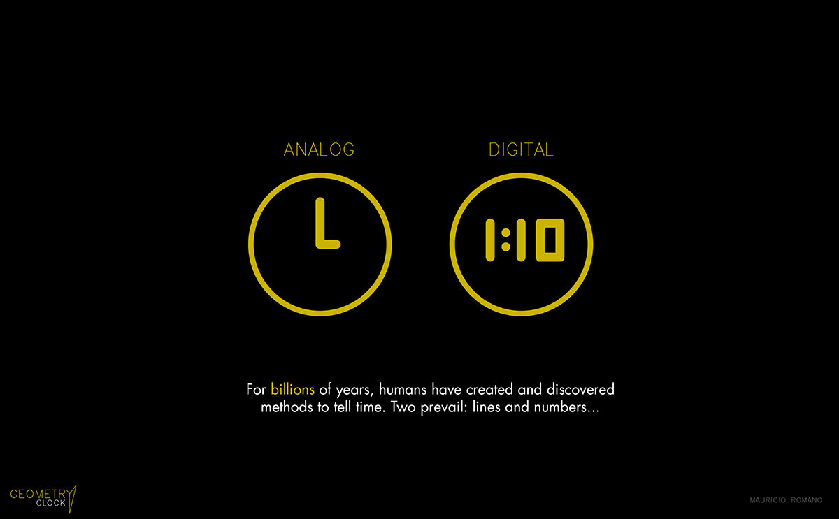 MauRom Geometry Clock