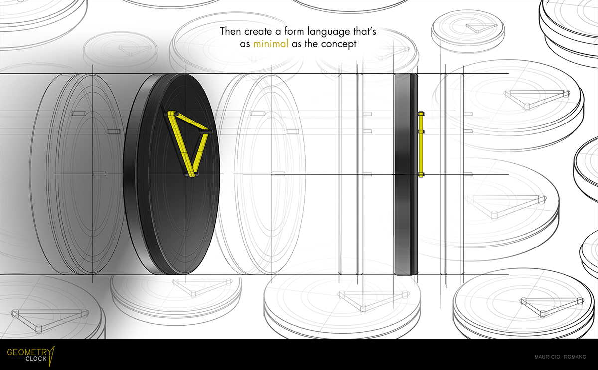 MauRom Geometry Clock