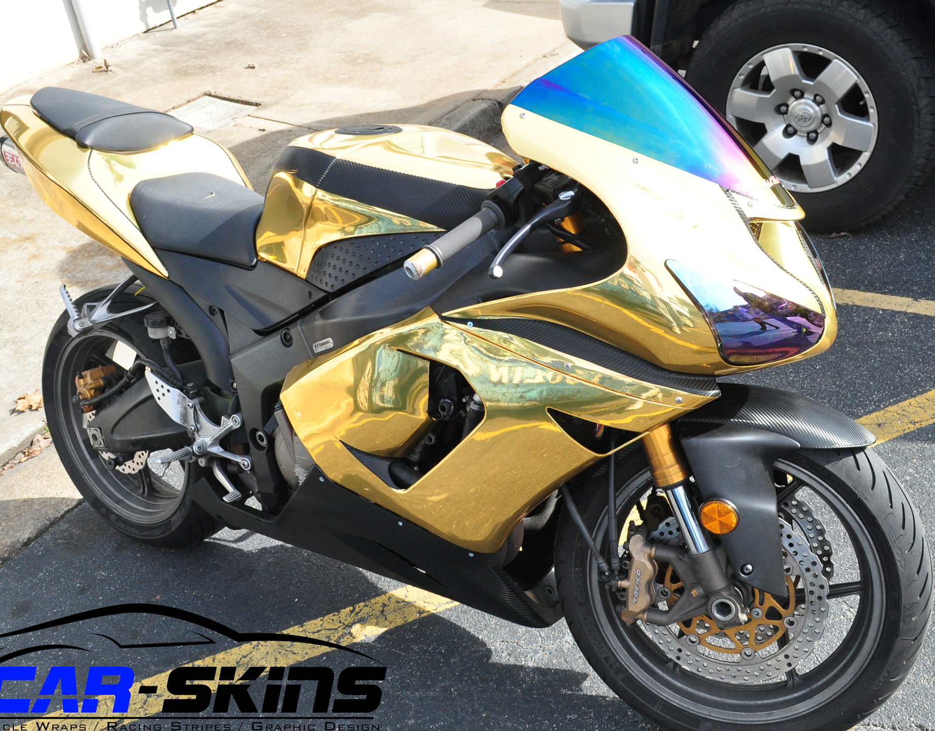 Wraptor Graphix Graphic Design for the Wrap Industry Bike Gold