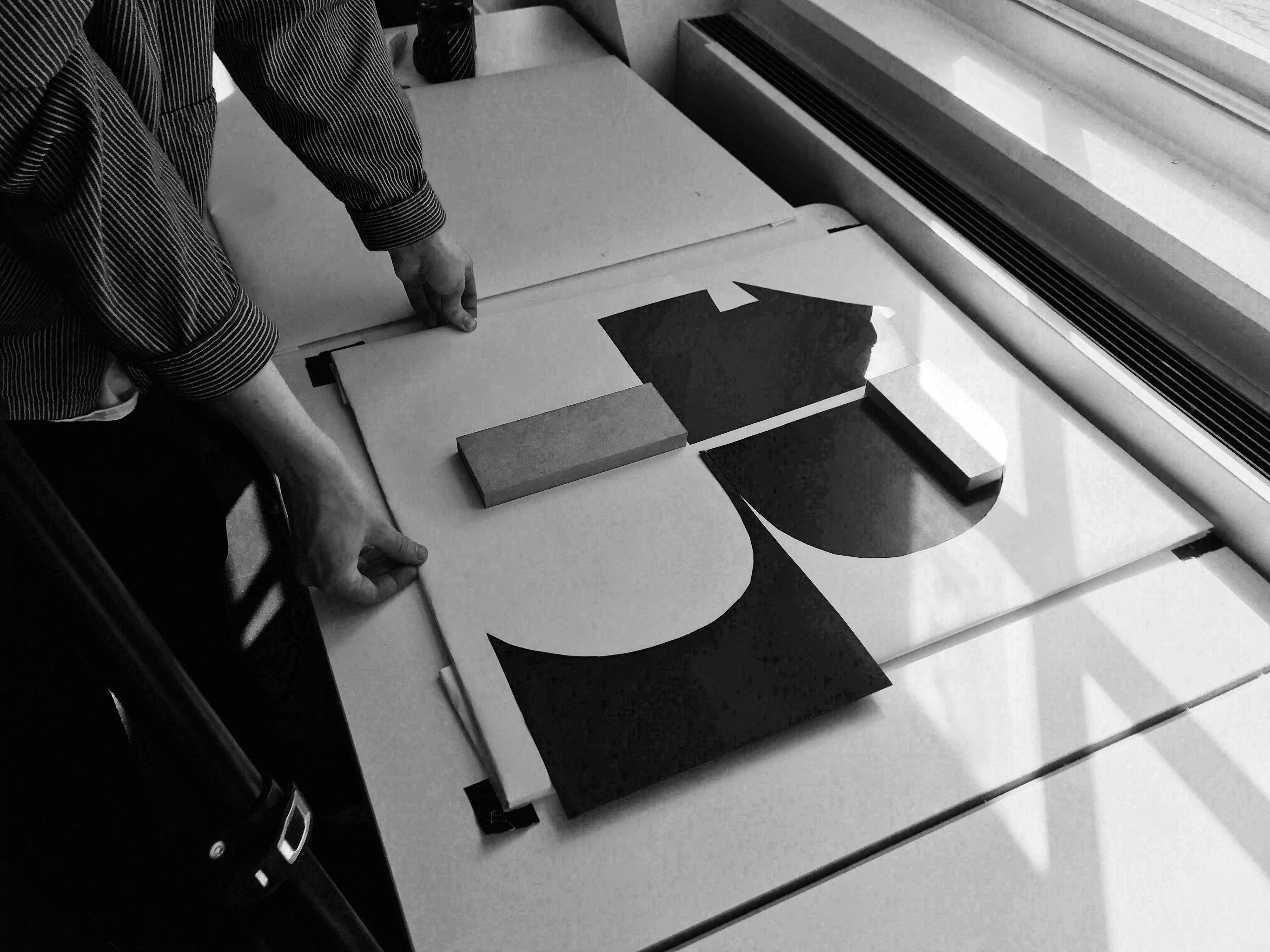 Workshop image of a letter B