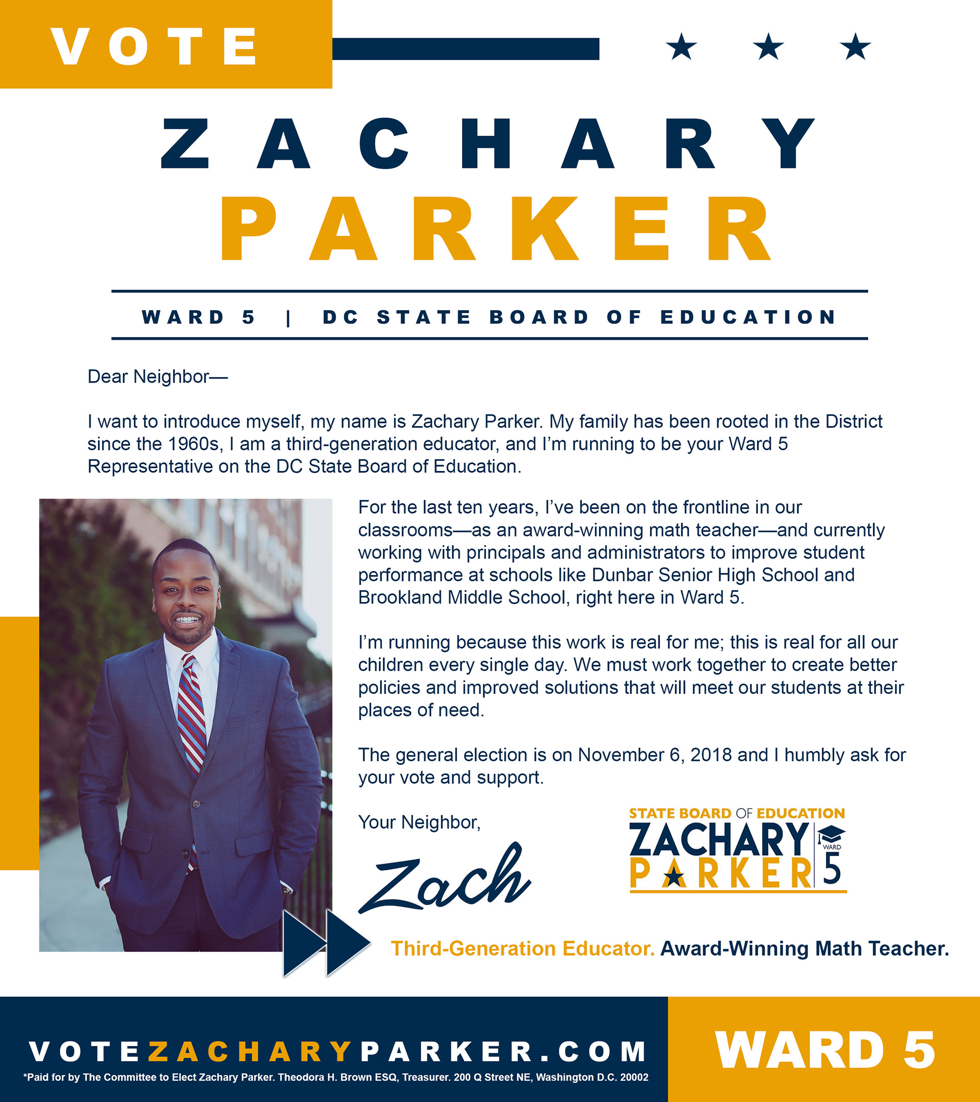 "Call to Action" Letter