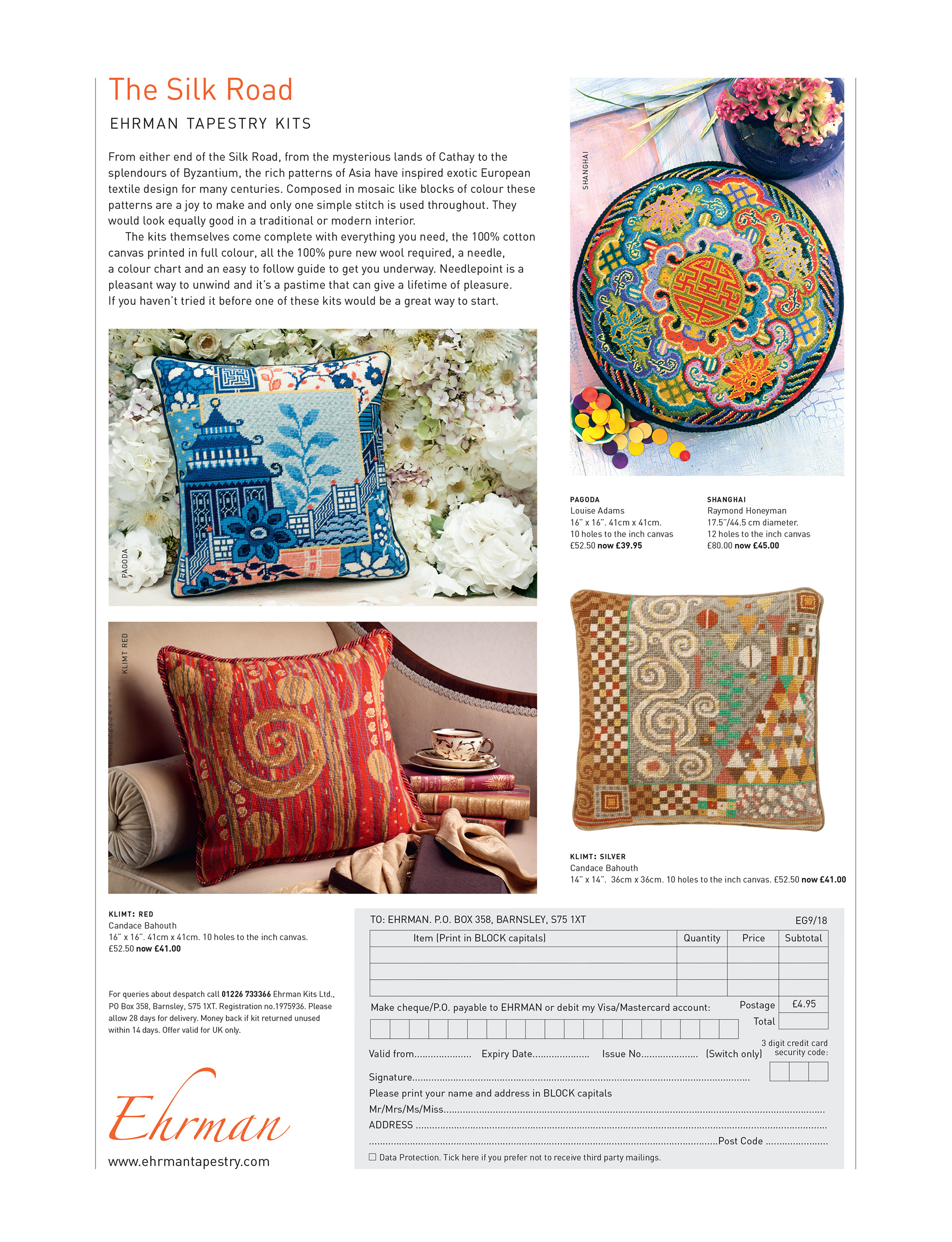 Harvey Creative Prepress services Ehrman Tapestry Kits