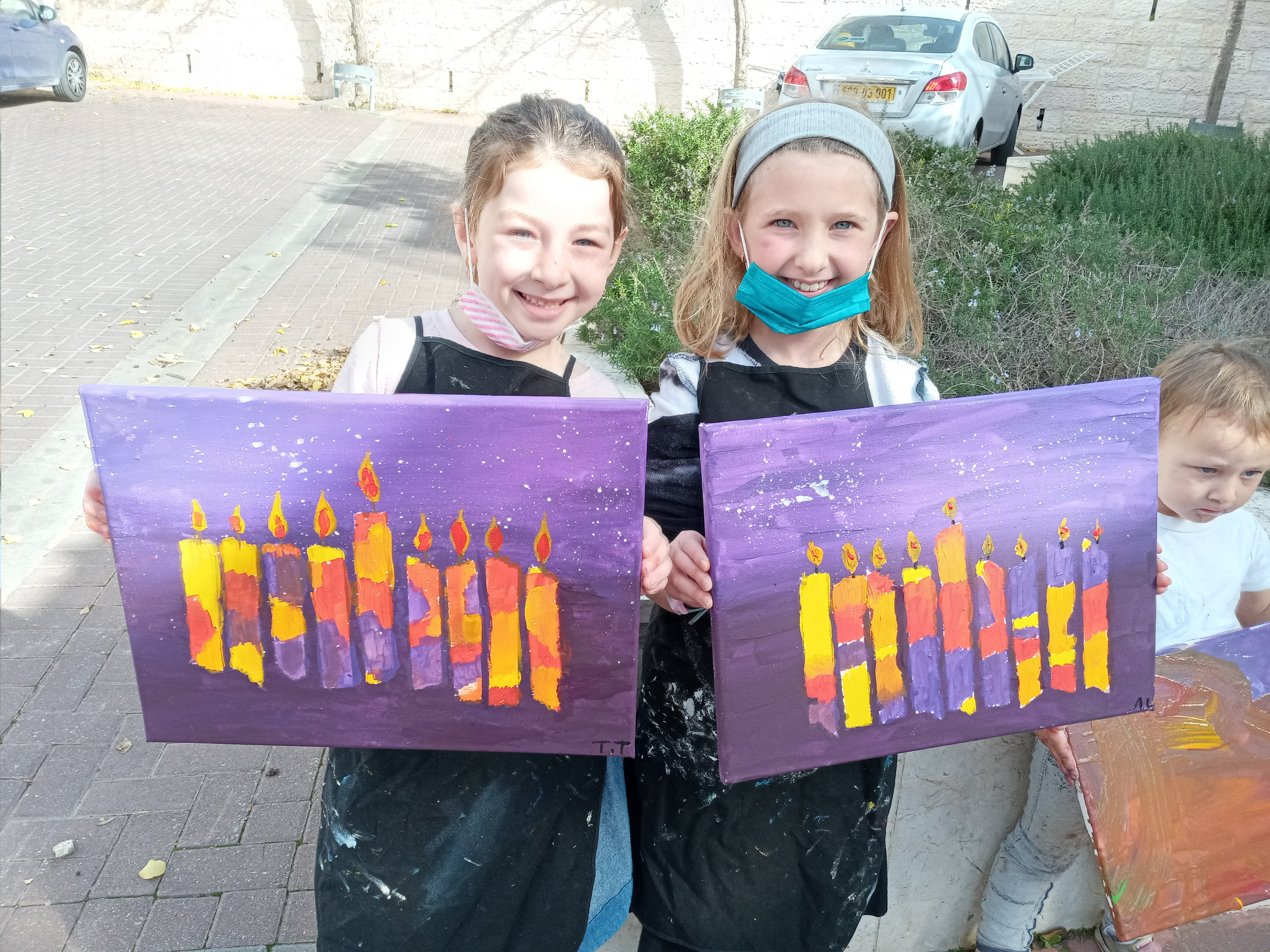 Abstract Menorah