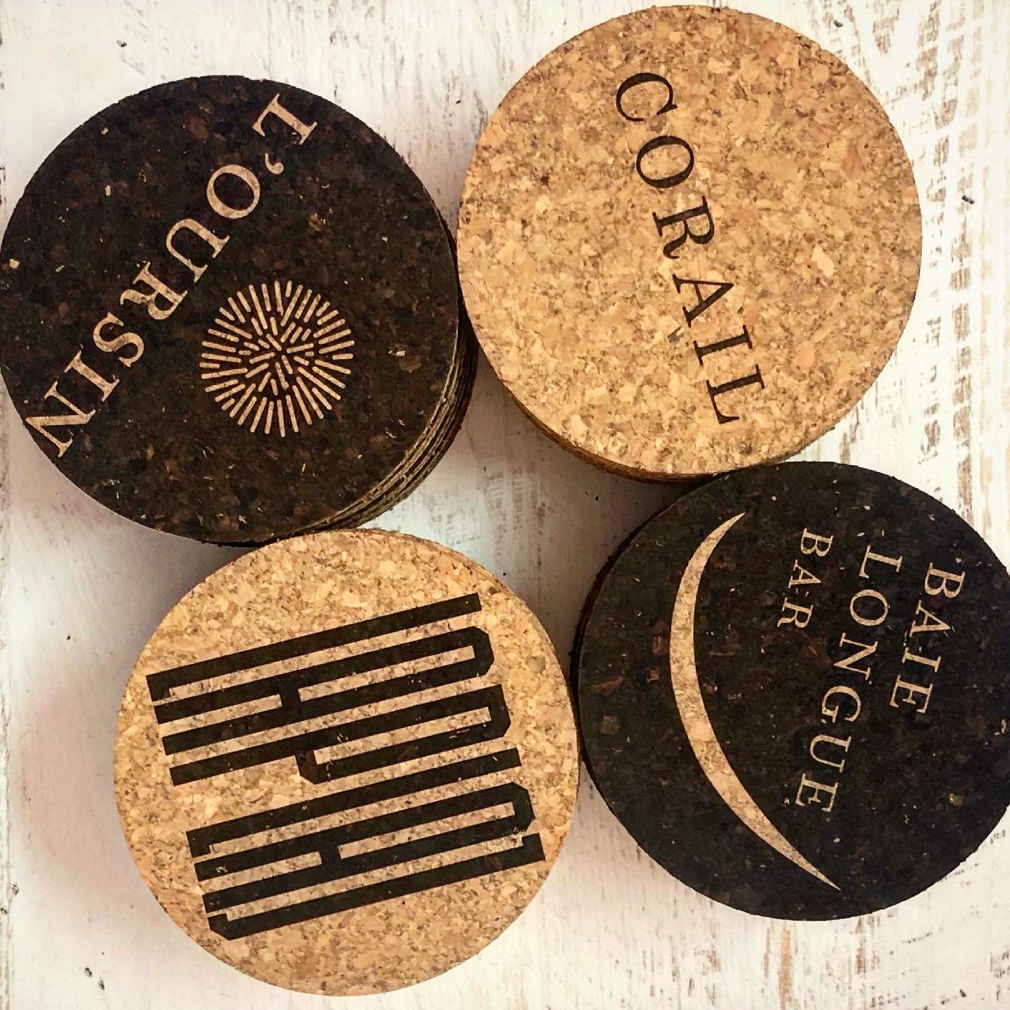 La Samana, A Belmond Hotel QR Code Coasters Logo Side