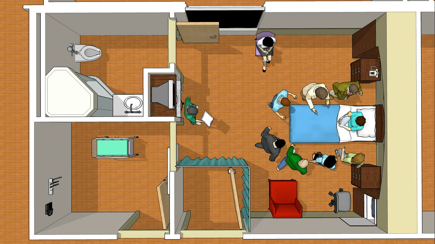 3D Illustration for medical malpractice trial