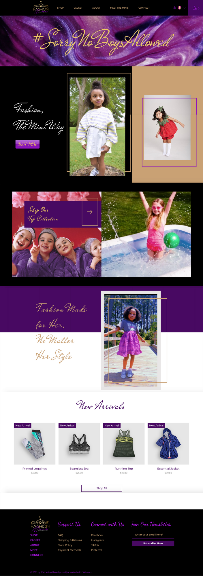 Client Website Home Page
