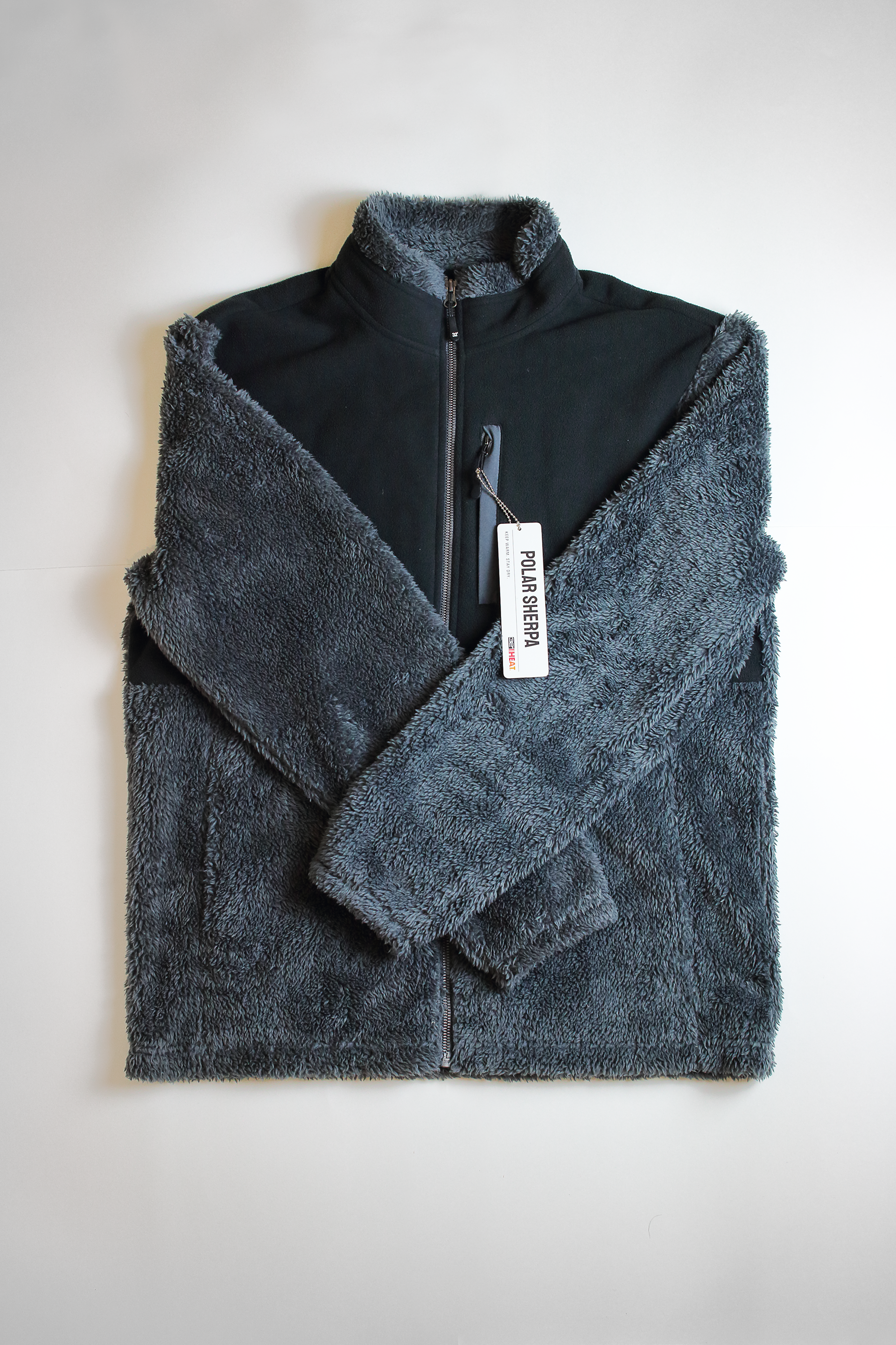 One of the jackets that the hangtag was made for