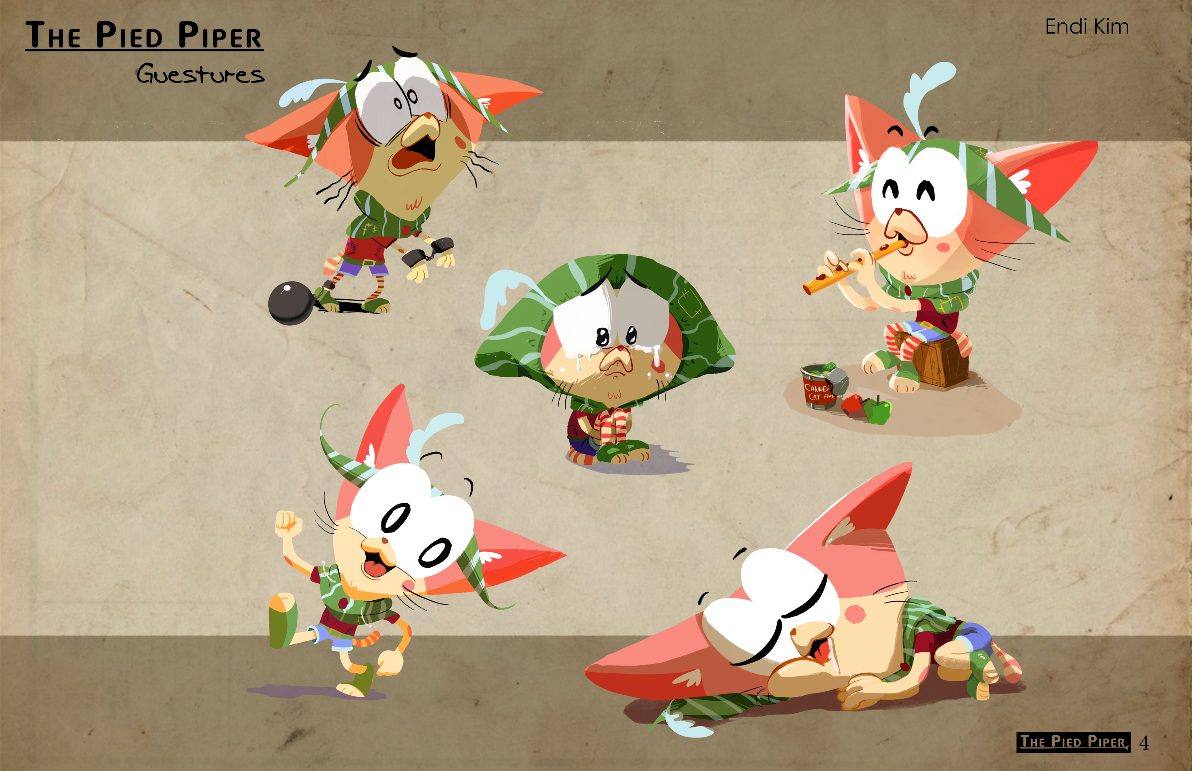 The Pied Piper-Guestures