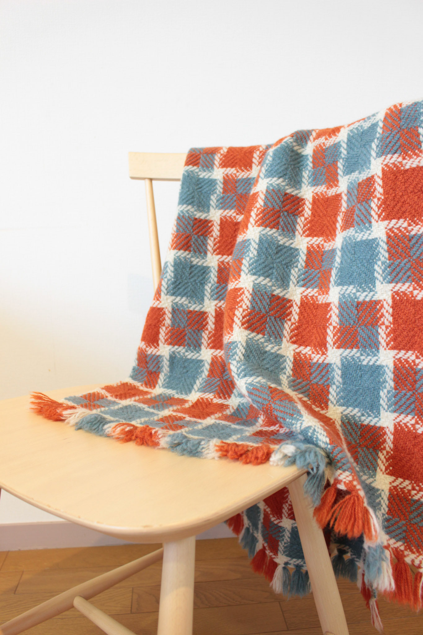 “ゆらぎYuragi" H.F Väv 2019 <Blanket>ブランケット material: Wool size: ×cm design, fabrication: Hanako Fujino / H.F Väv