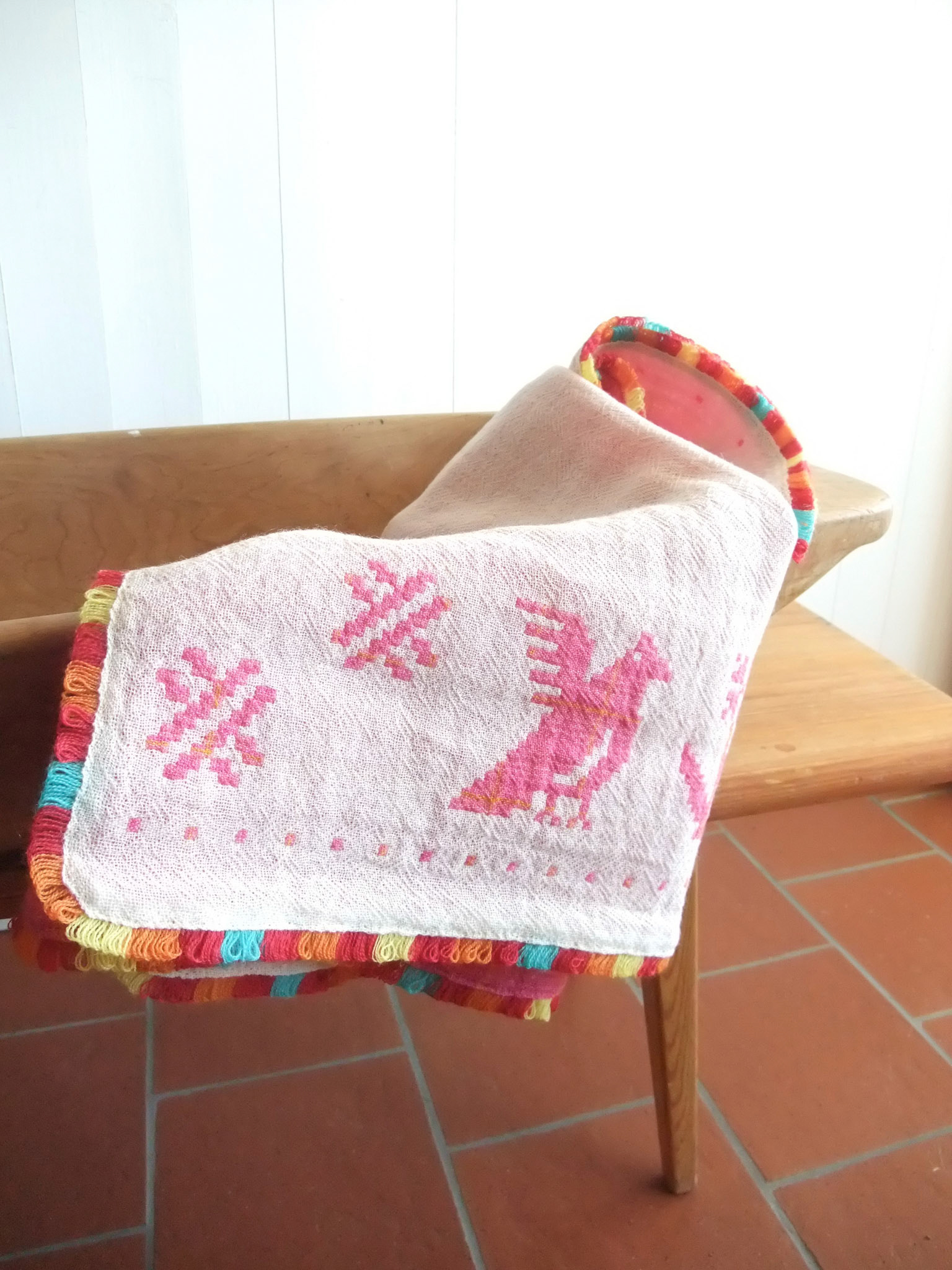 H.F Väv 2014 <Two-sided shawl> リバーシブル大判ショール material: Wool size: 60 × 180 cm © Hanako Fujino / H.F Väv