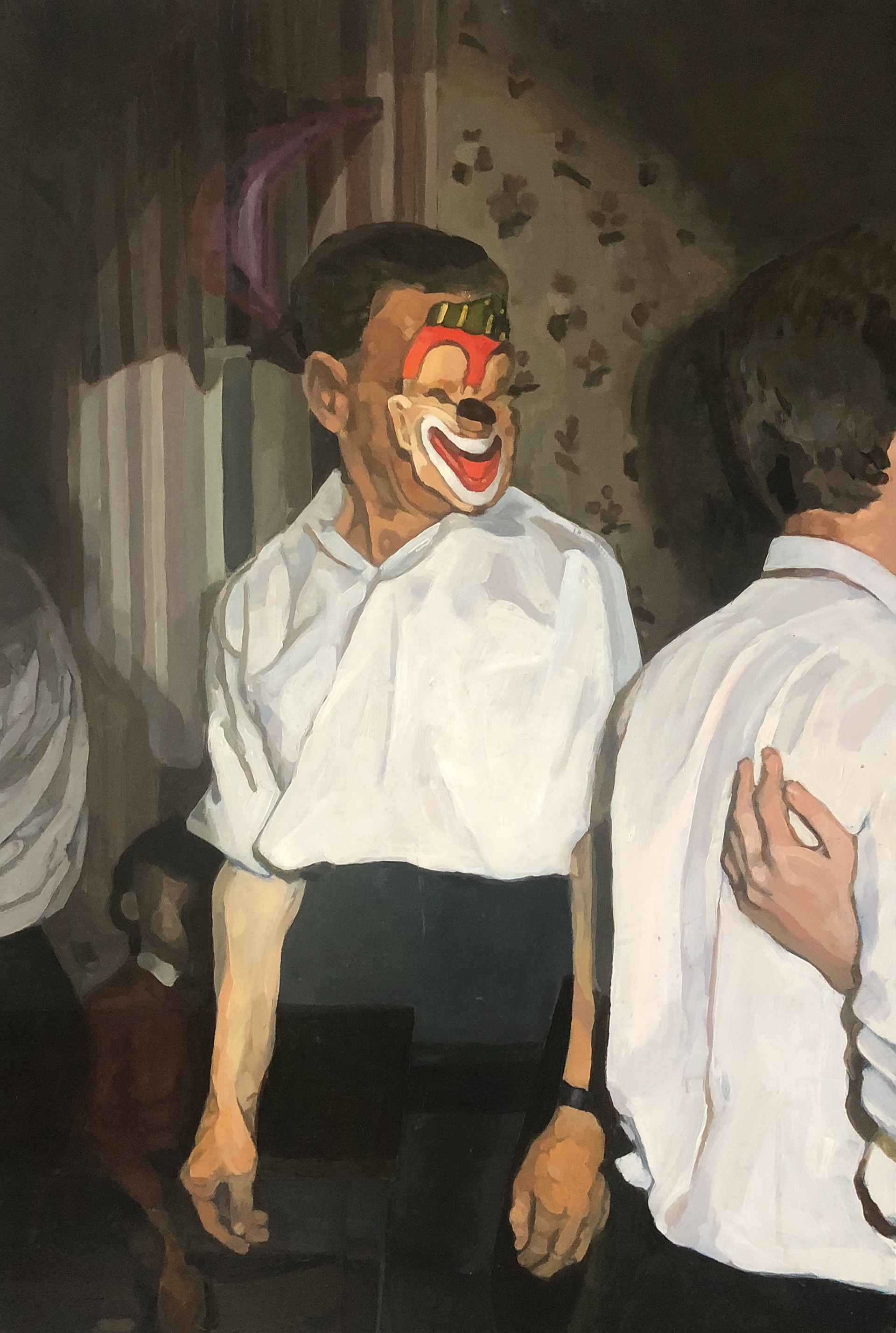 The Party - oil on board