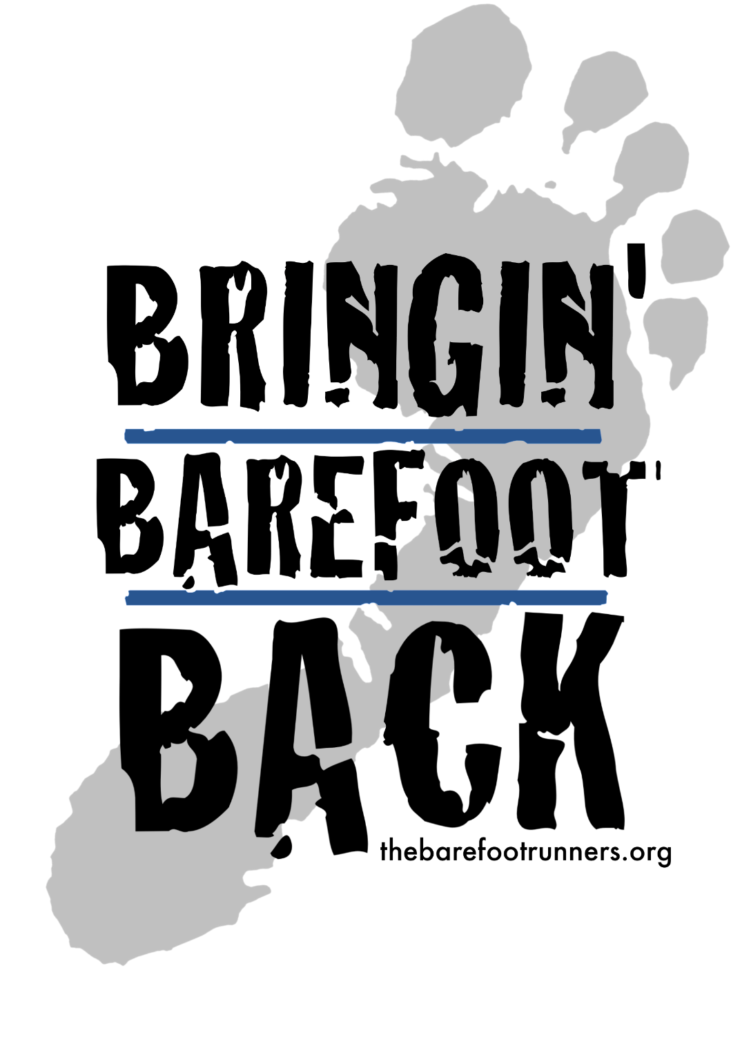 Designed logo and created apparel graphics for Barefoot Runners.