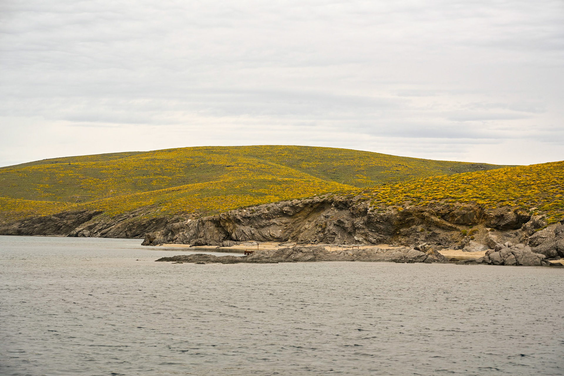 Uninhabited island Antipsara
