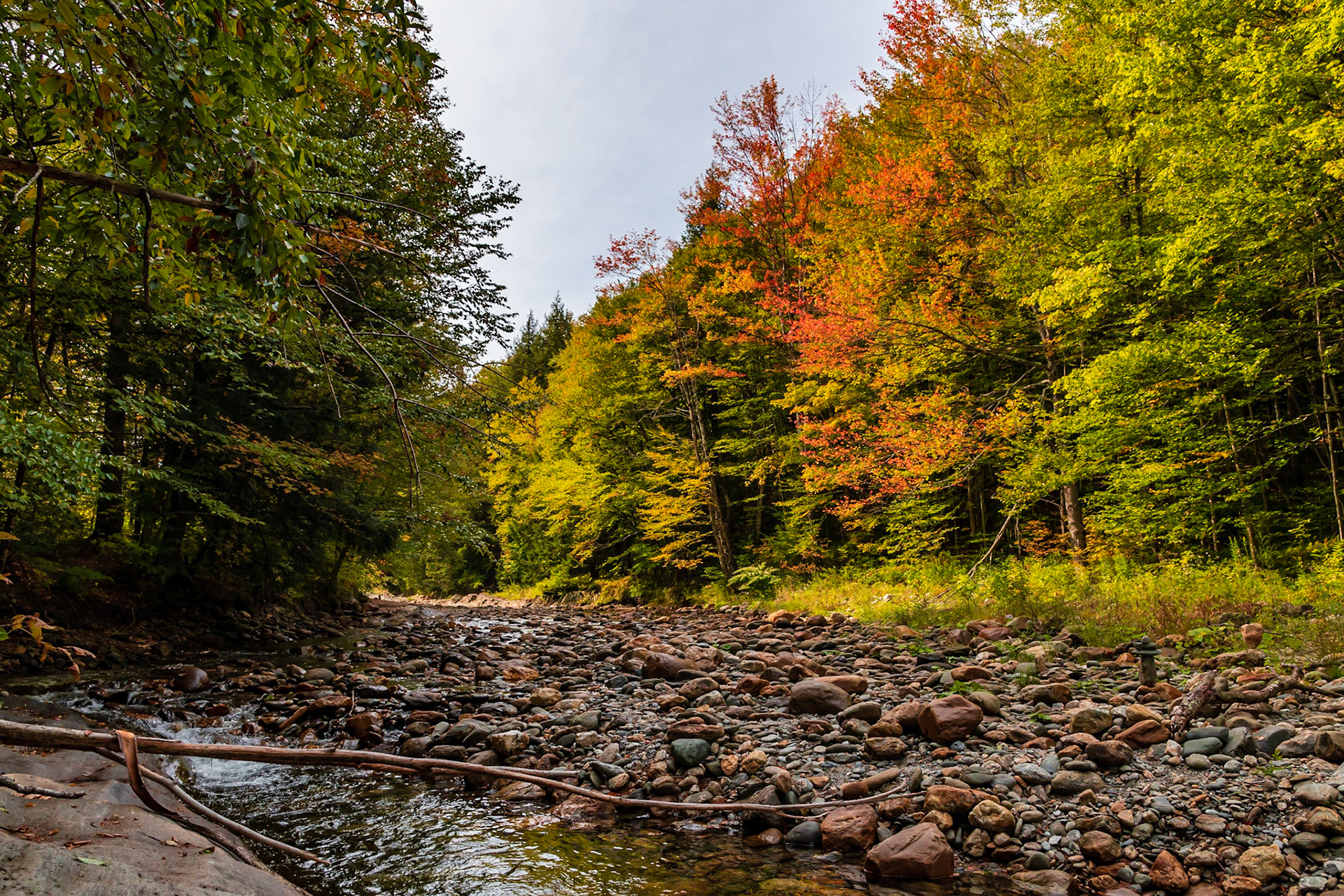 Warren Falls Early Autumn