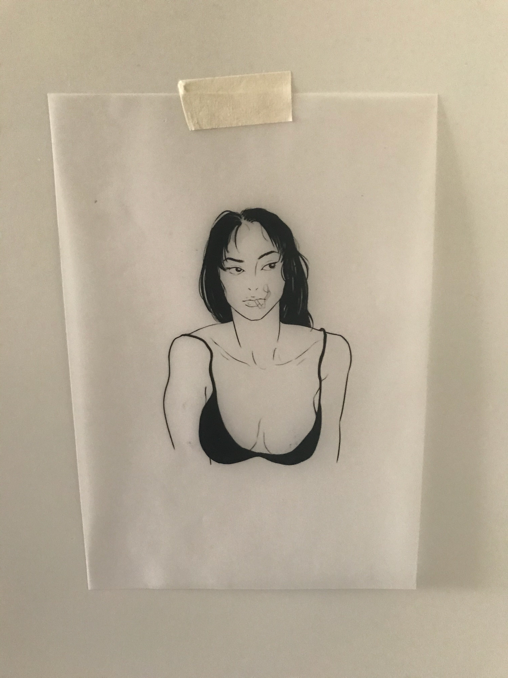 TRANSPARENT PAPER ON ITS OWN
