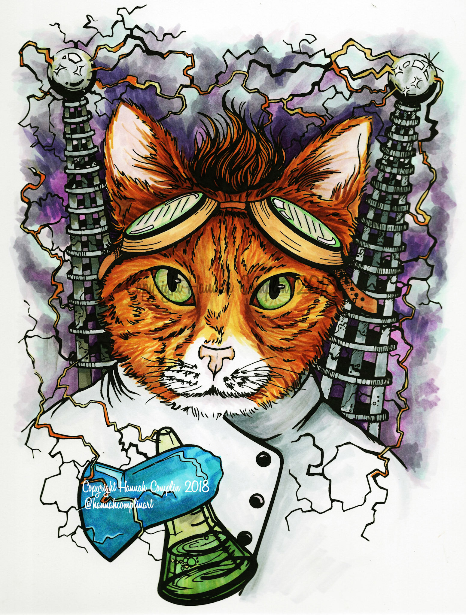 Mad Scientist Cat