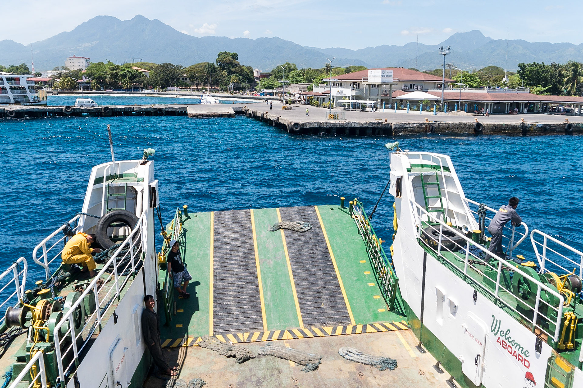 The Philippines, ferry boat ride from Siquijor to Negros Islands