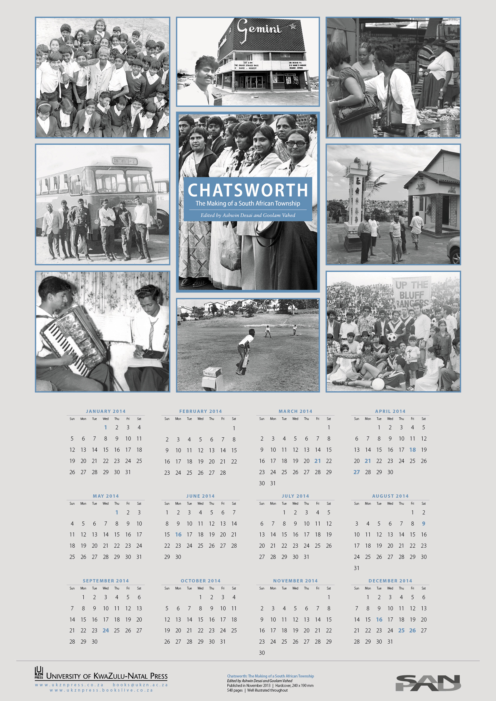 Triple M Design Chatsworth Calendar