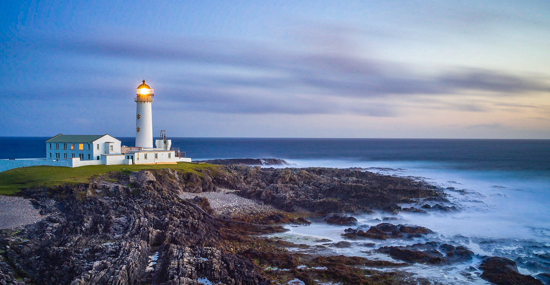 Fair Isle South Lighthouse - Scotland United Kingdom
