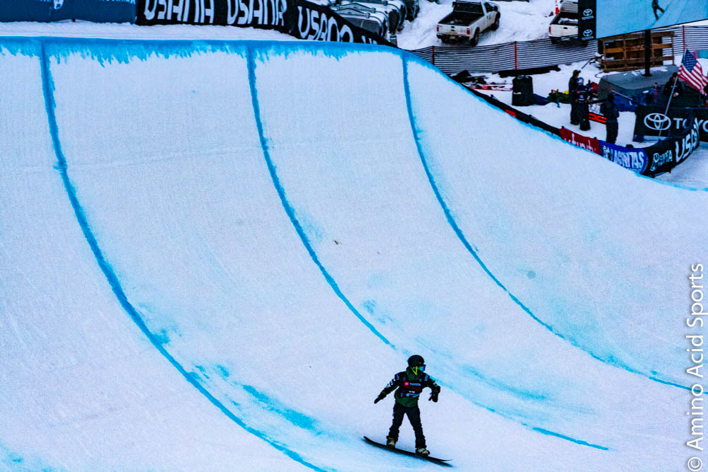 Ikko ANAI (JAPAN) takes his last on his 1st Run