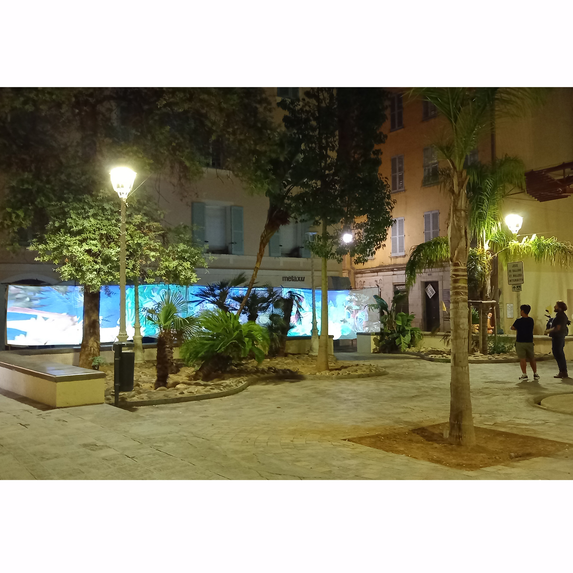 Installation in Place du Globe, Toulon, France.