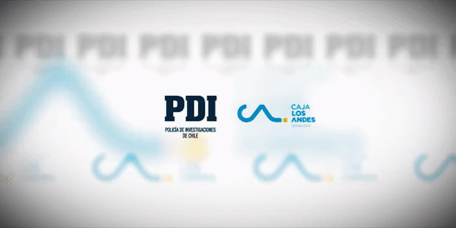 Gráfica y visuales evento GALA PDI - Caja Los Andes