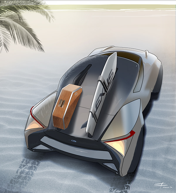 Edmund He Automotive Design Portfolio - 2025 Lexus E Crossover 2017