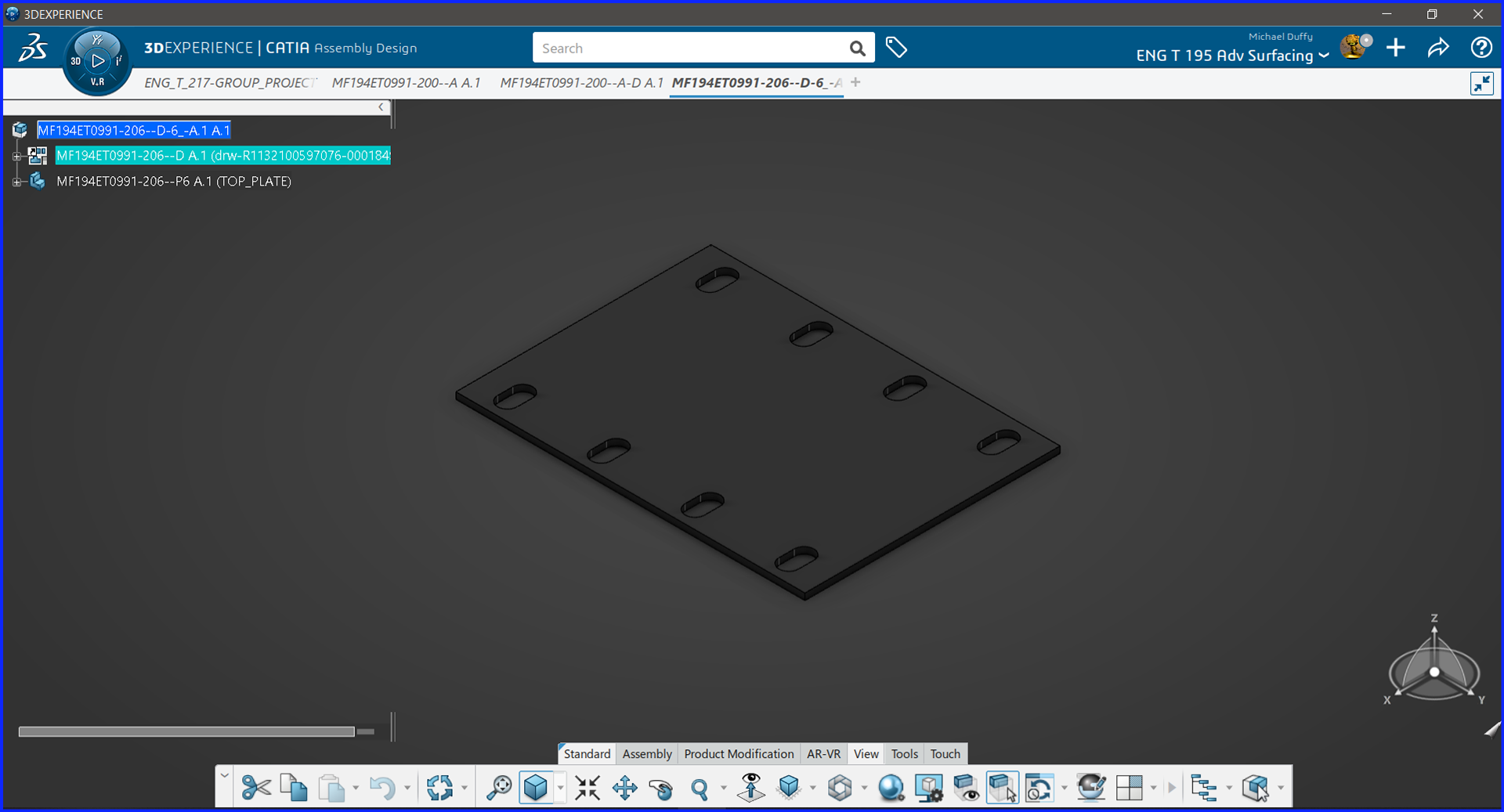 Top/Bottom Plate With Holes
