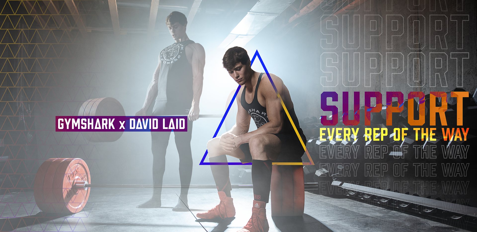 David Laid, Gymshark Athlete, trains like no other. Build your