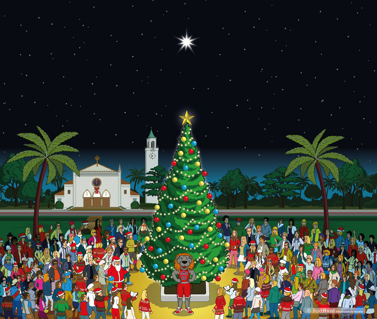 Illustrated Christmas Card Animation