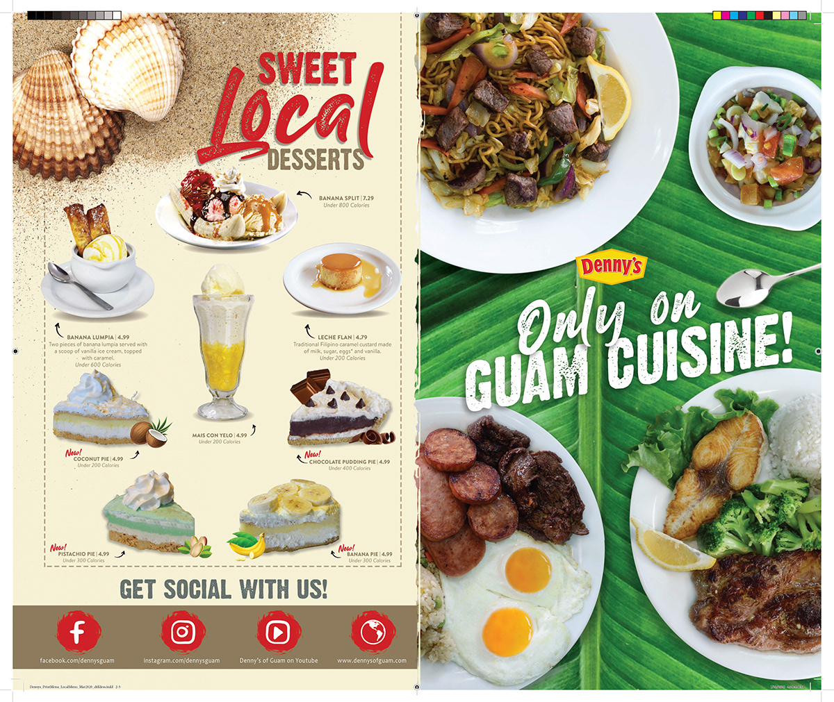 Jeffrey DeVera Denny's of Guam Local Menu (Feb. 2020 Update)